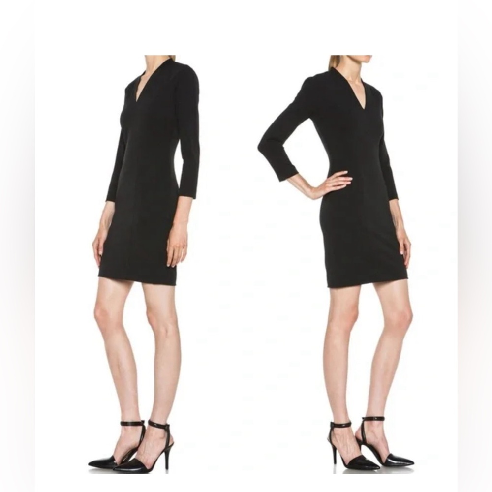 EUC Helmut by Helmut Lang V Neck Sheath Dress Size Small